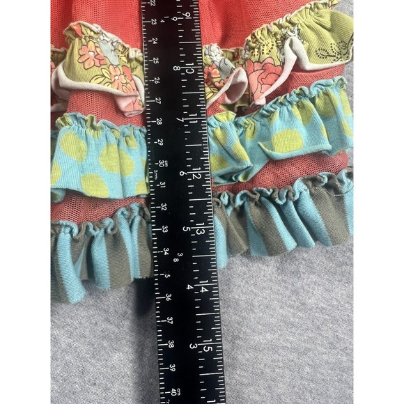Matilda Jane Twirling Tulle Skirt Girls Secret Fields Tiered Ruffles Size 8 - Picture 6 of 9